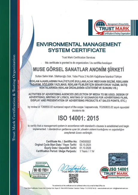 ISO 14001:2015 · Çevre Yönetim Sistemi