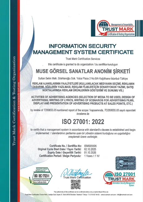 ISO 27001:2022 · Bilgi Güvenliği
