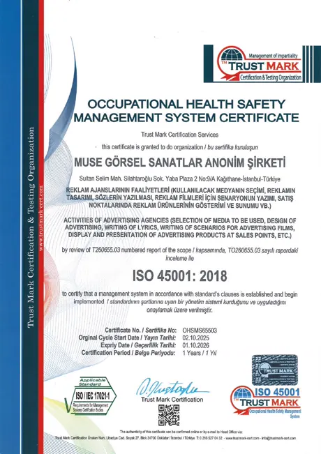 ISO 45001:2018 · İş Sağlığı ve Güvenliği